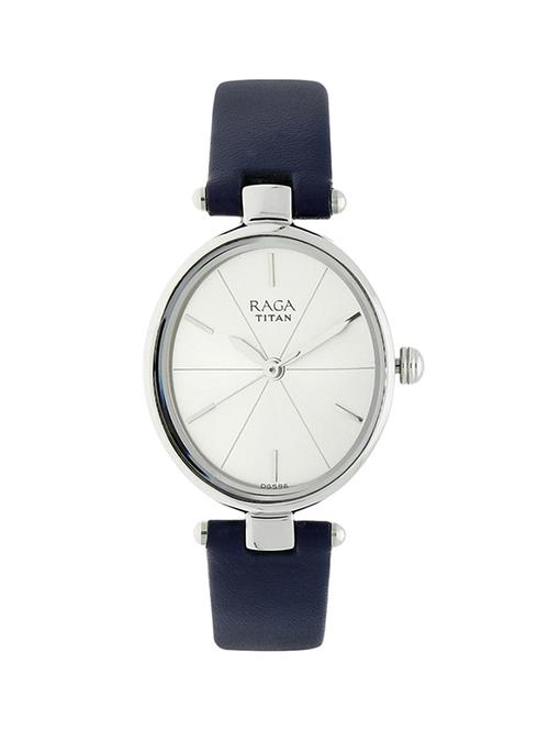 titan silver dial analog watch for women - 2579sl01 - 13929053 - Very Small Image - 1