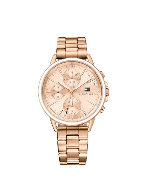 tommy hilfiger  gold dial chronograph watch for women - th1781788 - 13929059 - Very Small Image - 1