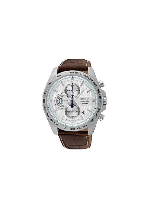 seiko white dial chronograph watch for men - ssb263p1 - 13929102 - Very Small Image - 1