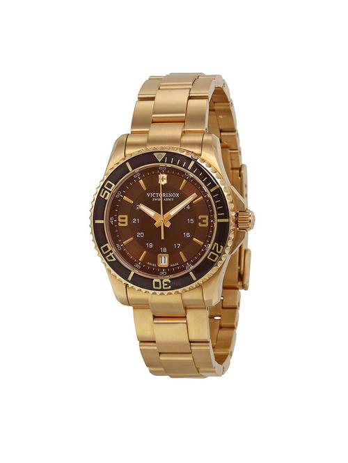 victorinox brown dial analog watch for men - 241614 - 13929184 - Very Small Image - 1