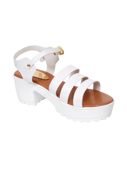 white ankle strap sandal - 13929291 - Very Small Image - 1