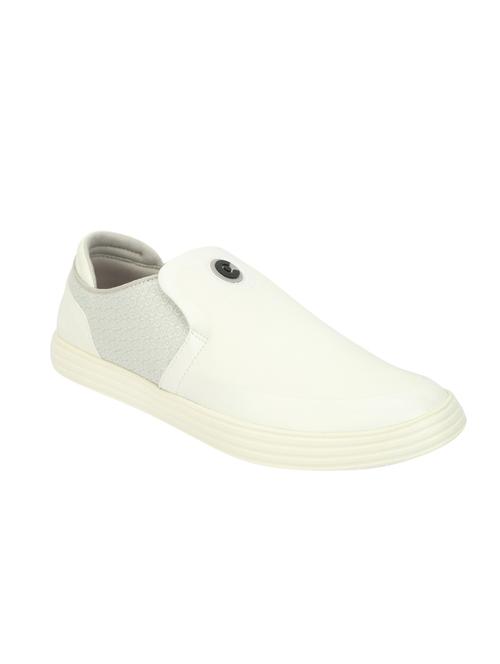 White Canvas Casual Slipon - 13932027 - Very Small Image - 1