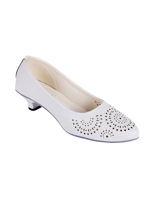 white  slip on pump - 13933445 - Very Small Image - 1