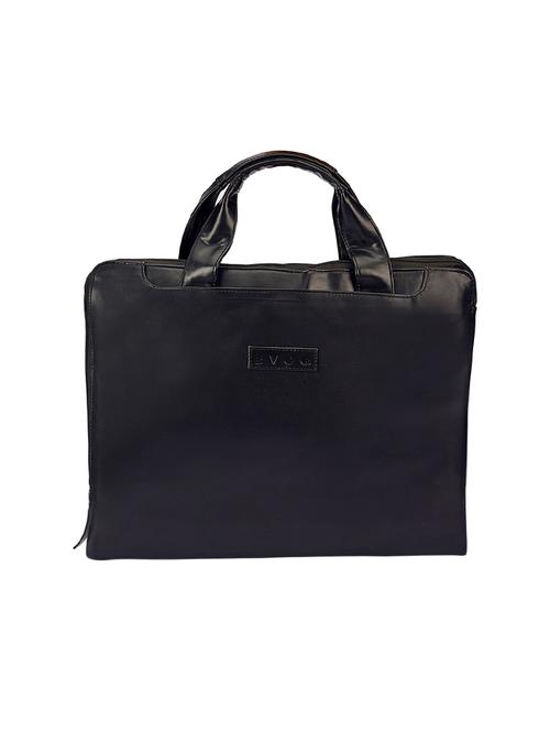 black leatherette laptop bag - 13933453 - Very Small Image - 1
