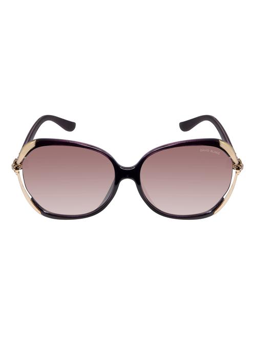david blake brown oversized gradient uv protected sunglass - 13934405 - Very Small Image - 1