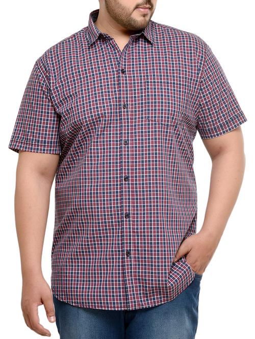 red cotton casual shirt - 13935434 - Very Small Image - 1