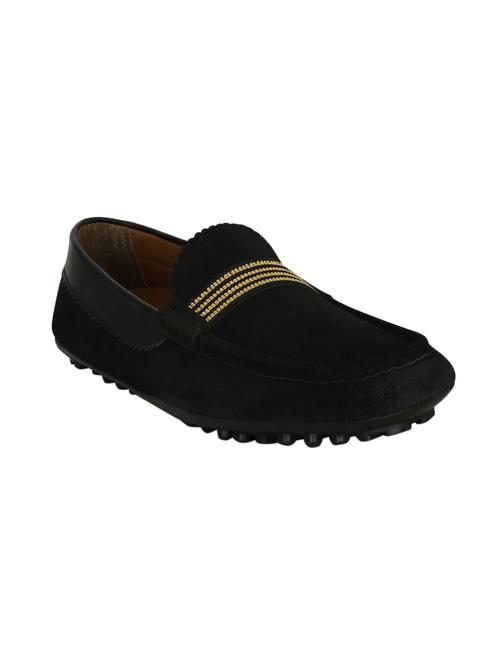 black suede slip on loafer - 13938101 - Very Small Image - 1