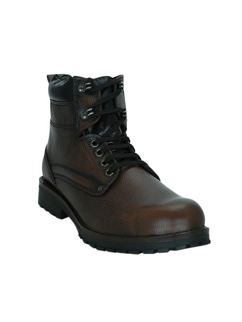 brown leather high ankle boot - 13938116 - Very Small Image - 1