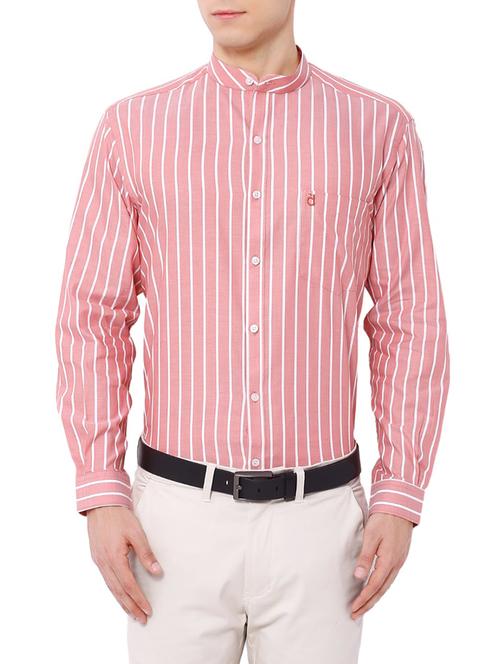 pink cotton casual shirt - 13938305 - Very Small Image - 1