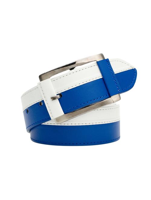 white & blue nonmetal belt - 13946027 - Very Small Image - 1