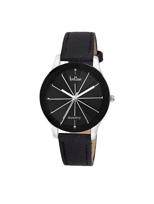britton leatherette  anolog watch - 13946723 - Very Small Image - 1