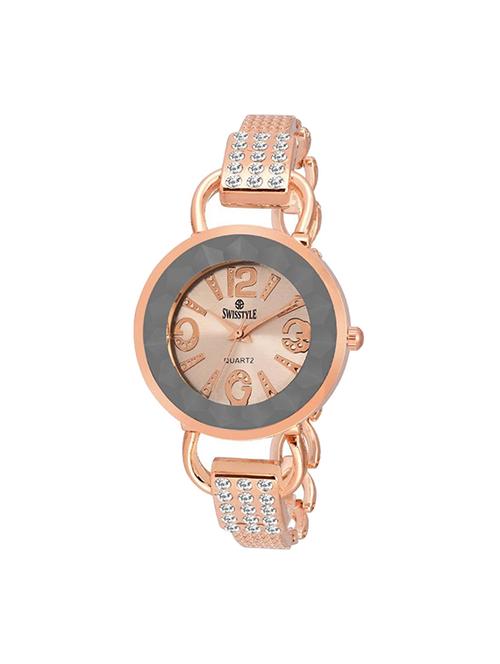 swisstyle round dial ladies anolog watch - 13946798 - Very Small Image - 1