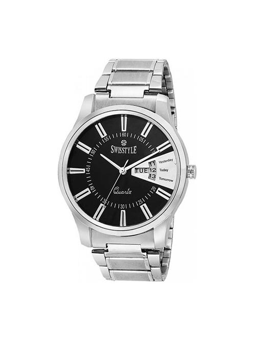 swisstyle stainless steel  analog watch for men - 13946927 - Very Small Image - 1