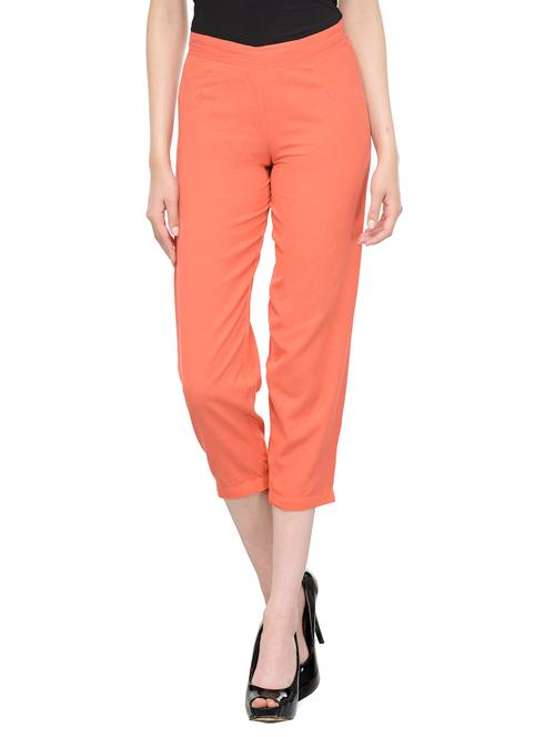 pink cotton capri - 13947128 - Very Small Image - 1