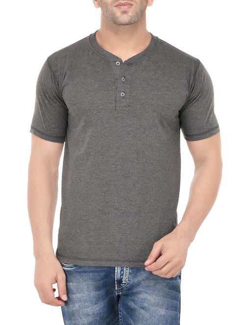 grey cotton t-shirt - 13947748 - Very Small Image - 1