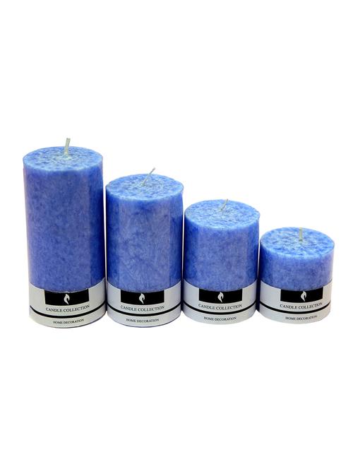 snoby sea breeze marble pillar candle set - 13948117 - Very Small Image - 1