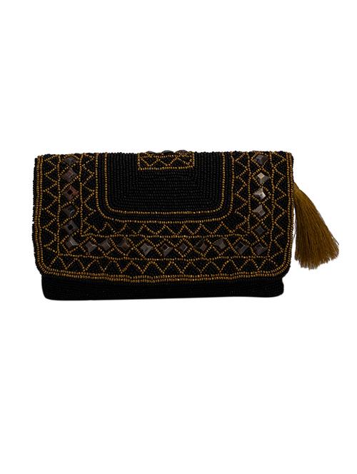 black cotton clutch - 13952627 - Very Small Image - 1