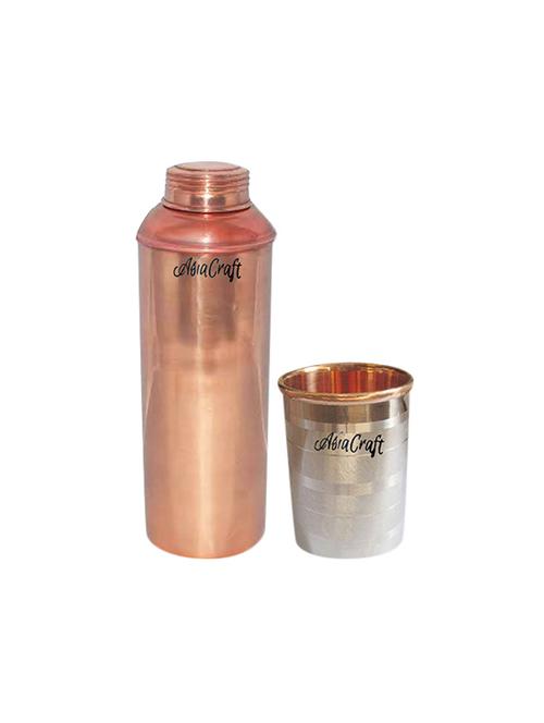 copper bottle with steel-copper glass set - 13956136 - Very Small Image - 1