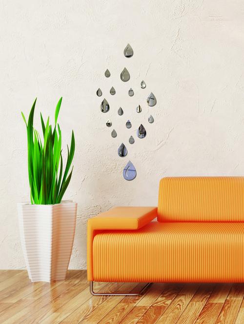 sehaz artworks drops-silver wall decals - 13960588 - Very Small Image - 1