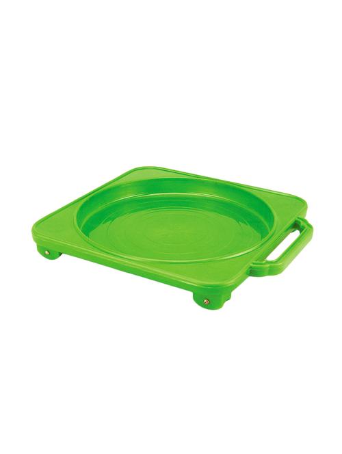 green plastic cylinder trolly - 13965564 - Very Small Image - 1