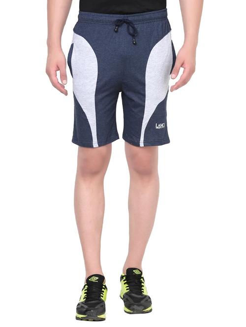 navy blue cotton  shorts - 13967827 - Very Small Image - 1