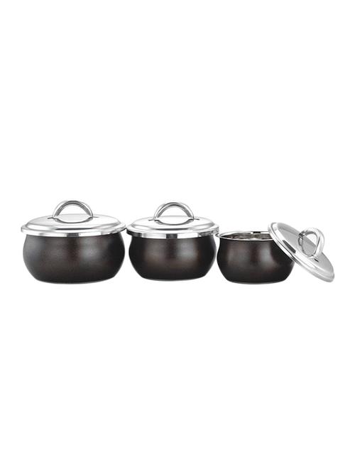 tallboy stainless steel set of 3 serving sets with lid - 13970236 - Very Small Image - 1