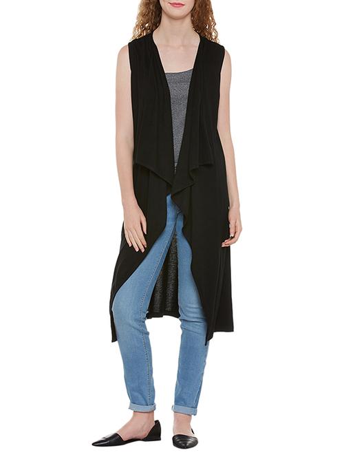 black cotton shrug - 13972012 - Very Small Image - 1