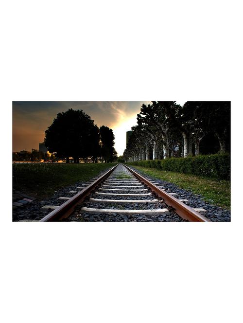 the print cart paper railroad track painting - 13972764 - Very Small Image - 1