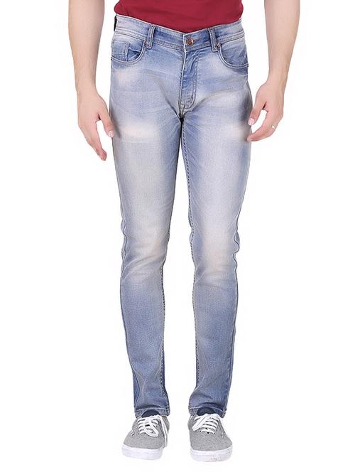 blue cotton washed jean - 13977127 - Very Small Image - 1