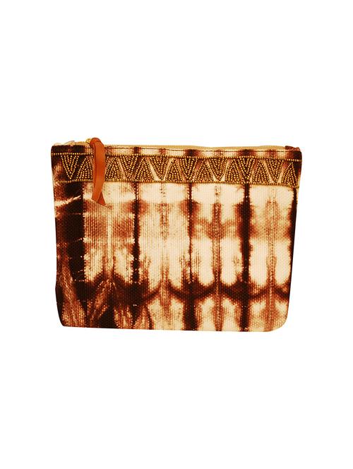 brown cotton pouch - 13978624 - Very Small Image - 1