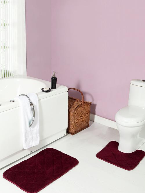 welhouse anti skid with rubber backing memory  bathmat and contour set - 13981577 - Very Small Image - 1
