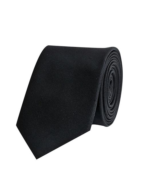 black microfiber tie - 13983519 - Very Small Image - 1