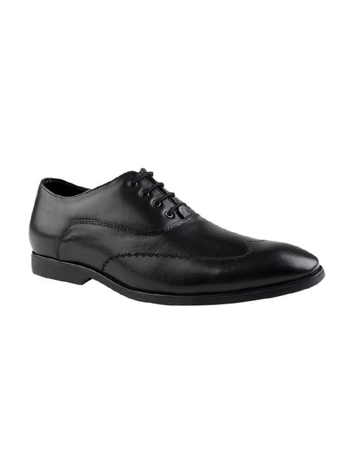 black leather formal lace-up oxford - 13989163 - Very Small Image - 1