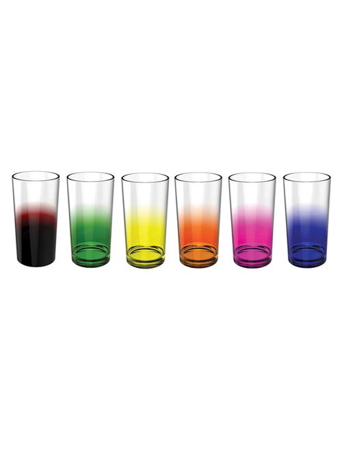 highball set of 6 unbreakable 330 ml rainbow glasses - 13989178 - Very Small Image - 1