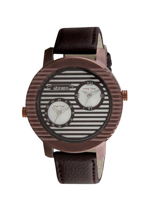 Abrazo Round Dail Men's Watch - 13990062 - Very Small Image - 1
