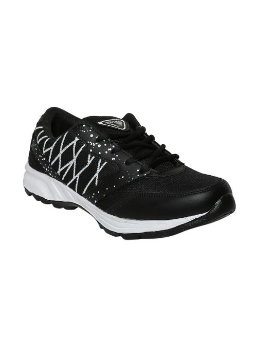 black mesh lace up sport shoe - 13990685 - Very Small Image - 1