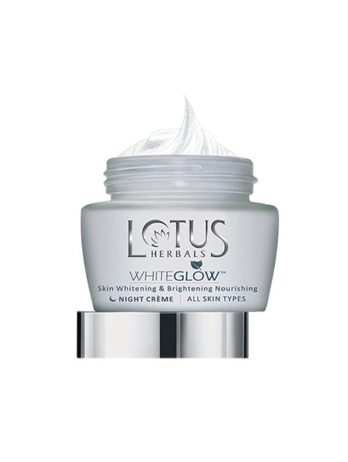 lotus herbals white glow skin whitening & brightening nourishing night cream -pack of 2 - 13992141 - Very Small Image - 1