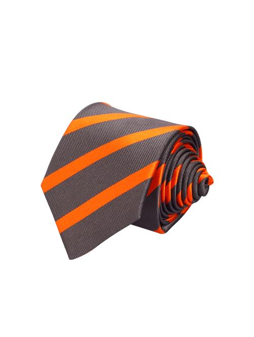 grey polyester tie and pocket square set - 13993720 - Very Small Image - 1