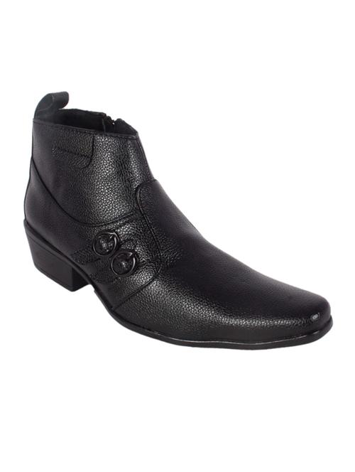 black leatherette slip on shoes - 13997885 - Very Small Image - 1