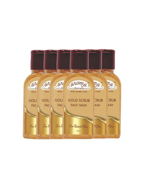 aroma secrets gold scrub face wash (pack of 6) - 14000137 - Very Small Image - 1