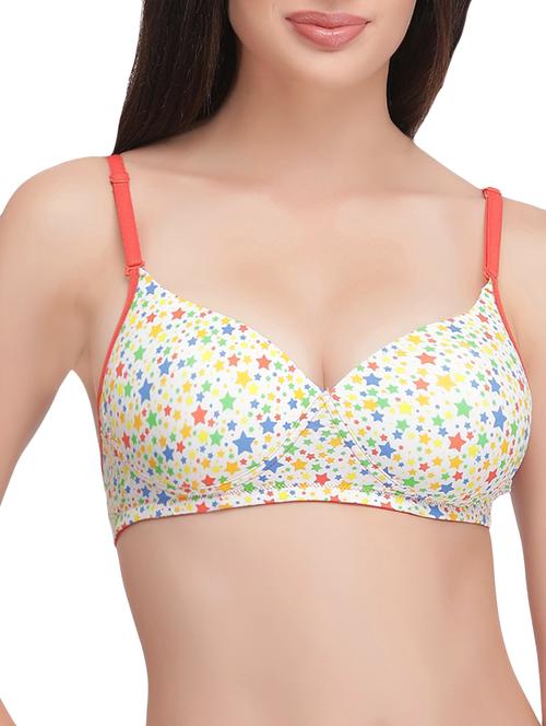 multicoloured nylon t-shirt bra - 14001196 - Very Small Image - 1