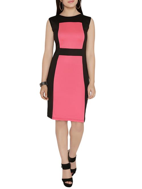 color block sheath dress - 14001560 - Very Small Image - 1