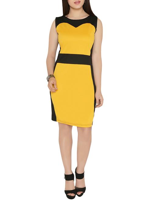 yellow sheath dress - 14001571 - Very Small Image - 1