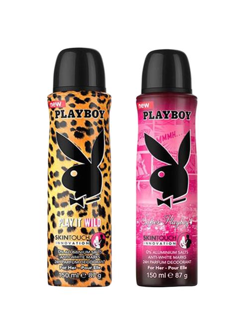 playboy wild & super women deo - 14003328 - Very Small Image - 1