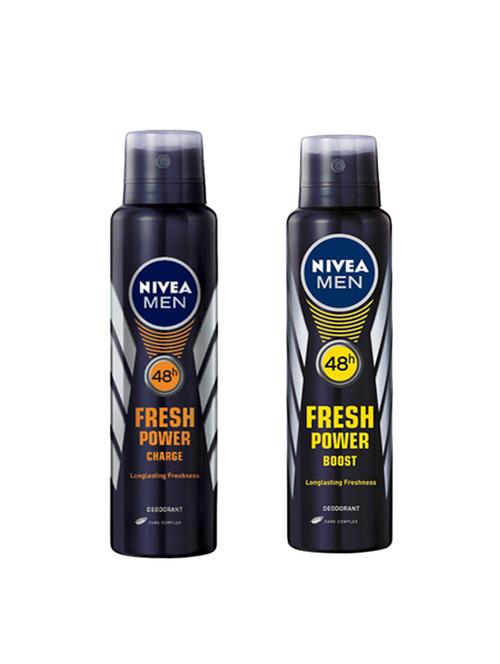 nivea power boost & fresh charge deo - 14003333 - Very Small Image - 1