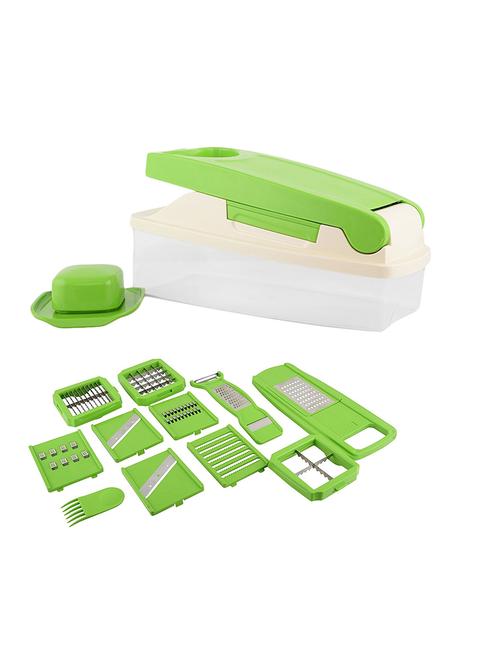 Apex Quick Vegetable & Fruit Dicer Nicer, Slicer, Cutter, Chopper, Peeler - Green - 14008503 - Very Small Image - 1