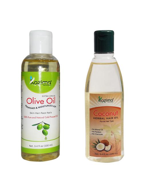 olive oil and coconut herbal hair oil - 14008540 - Very Small Image - 1