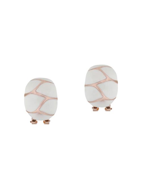 white studs earrings - 14011973 - Very Small Image - 1