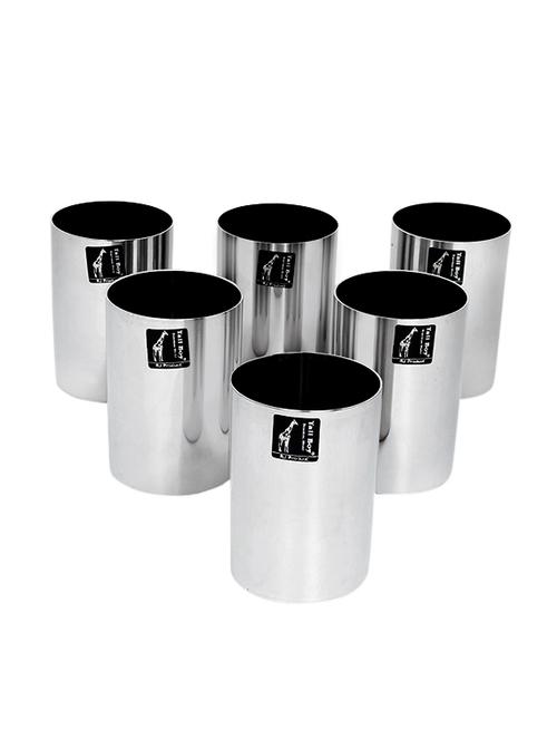 Tallboy Stainless Steel 600 ML Glasses - Set of 6 - 14039974 - Very Small Image - 1