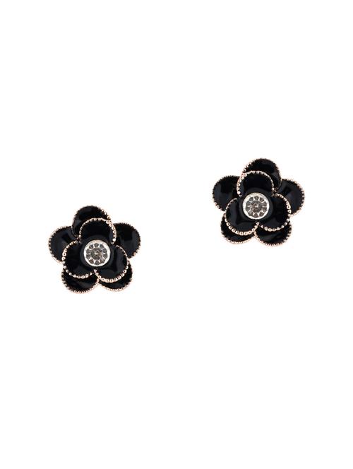 black metal studs earrings - 14040490 - Very Small Image - 1
